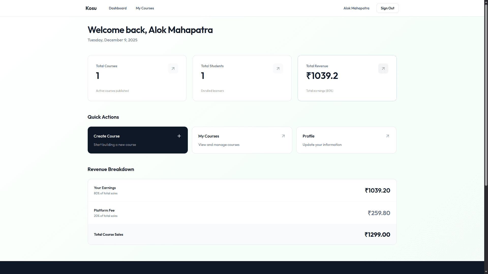 Course Selling Platform